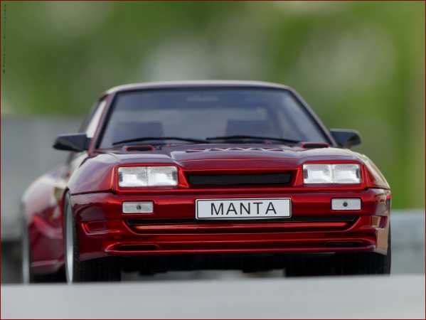 1:18 Opel Manta B Mattig BREITBAU ROT METALLIC EDITION mit OVP